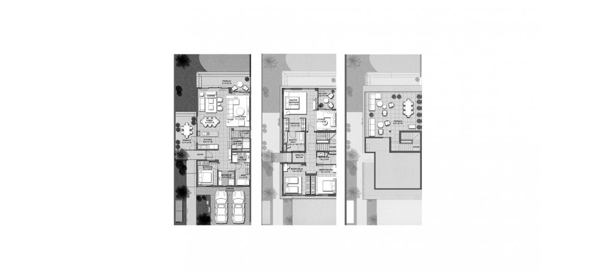 Floor plan «GOLF GROVE VILLAS 4BR 313SQM», 4 bedrooms, in GOLF GROVE VILLAS