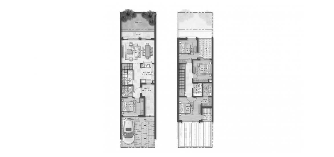 Apartment floor plan «LTH-4F-M 212SQM», 4 bedrooms in MARBELLA