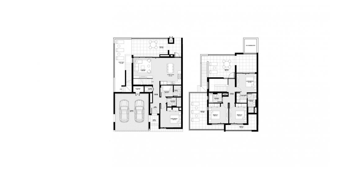Plan d'étage de l'appartement «317SQM», 4 chambres à BLISS 2 TOWNHOUSES