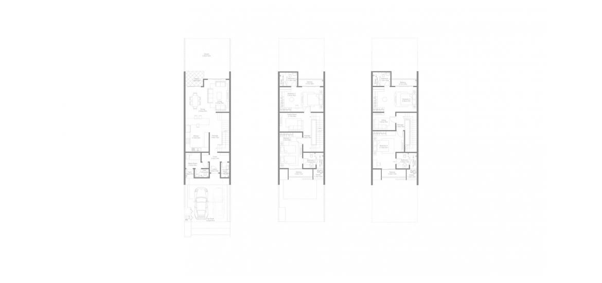 Plan d'étage de l'appartement «279SQM» à MOTOR CITY HILLS