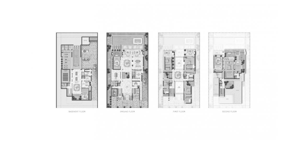 Plan d'étage de l'appartement «A», 6 chambres à VENICE