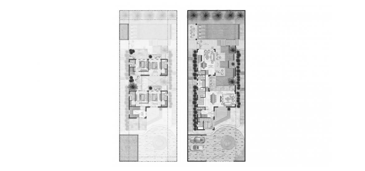 Plan d'étage de l'appartement «325SQM FH-3500», 5 chambres à THE FARMHOUSES VILLAS