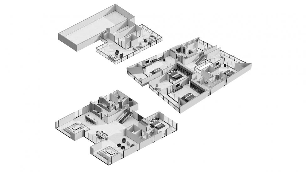 Plan d'étage de l'appartement «5br type03 964sqm», 5 chambres à ADDRESS VILLAS HILLCREST