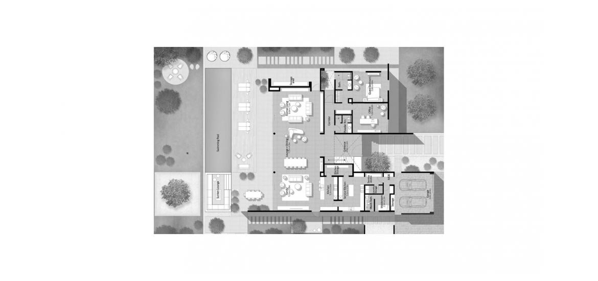 דירה תוכנית קומה «FAIRWAY VISTAS 7BR 856SQM», 7 חדרי שינה ב- FAIRWAY VISTAS (באזור הבניין FAIRWAY VISTAS)