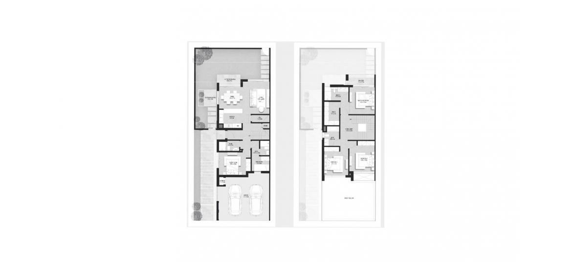 דירה תוכנית קומה «216SQM», 4 חדרי שינה ב- LA ROSA (באזור הבניין LA ROSA)