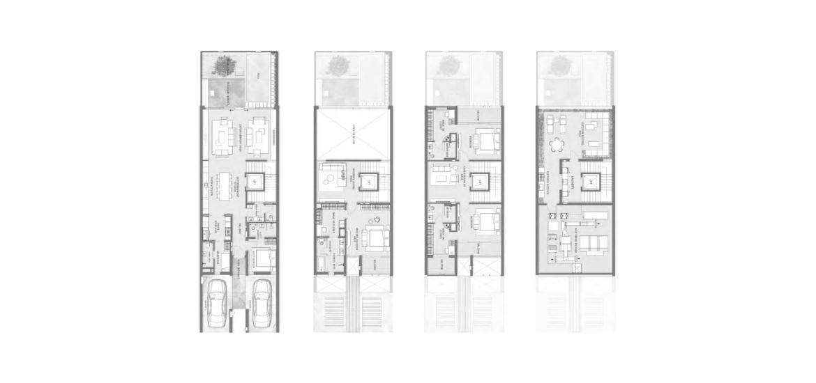 דירה תוכנית קומה «4 BEDROOM 479SQM», 4 חדרי שינה ב- MAG PARK (באזור הבניין MAG PARK)