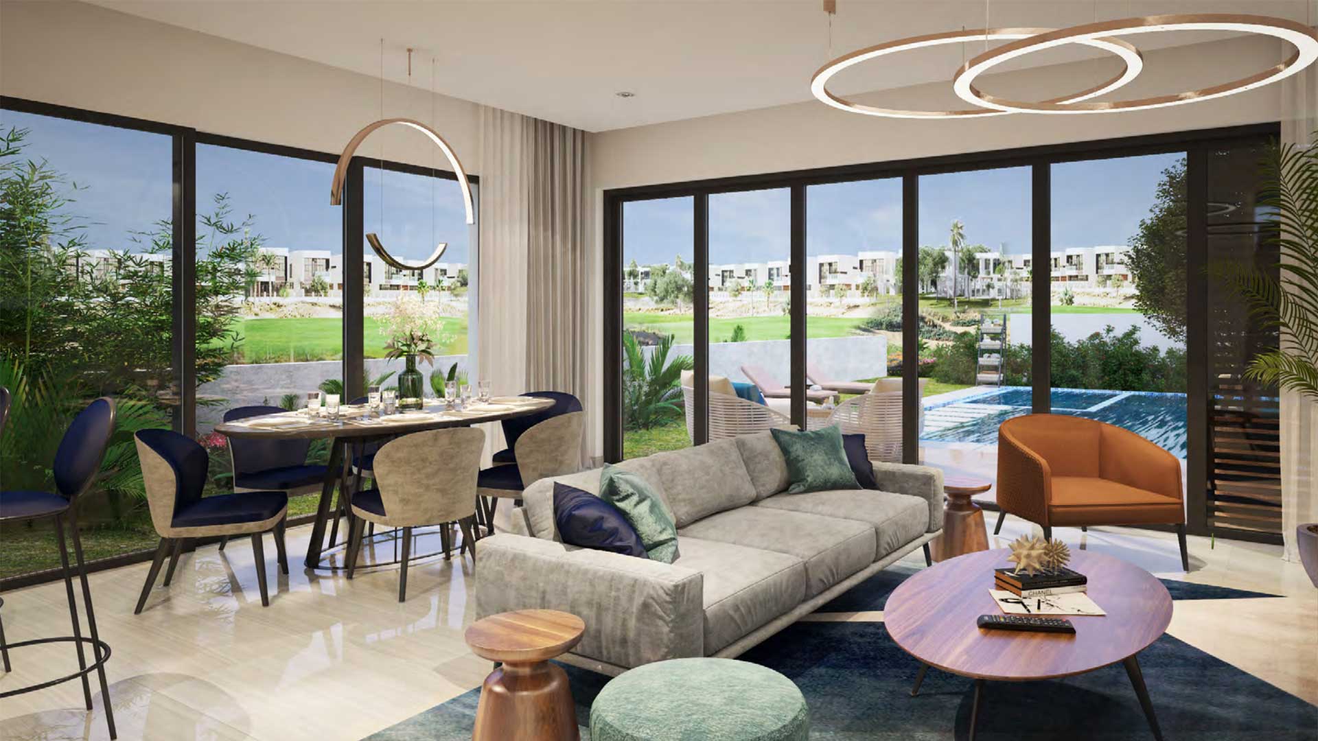 Купить виллу в DAMAC Hills, Dubai, ОАЭ 4 спальни, 265м2 № 25653 - фото 1