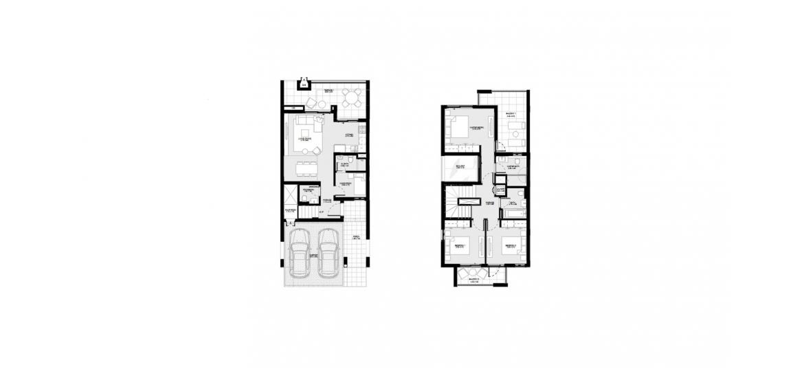 Floor plan «218SQM», 3 bedrooms, in BLISS 2 TOWNHOUSES