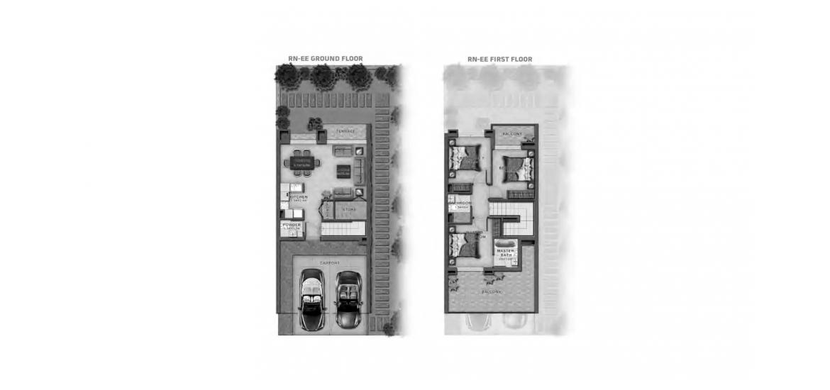 Floor plan «3BR 162SQM», 3 bedrooms, in VICTORIA