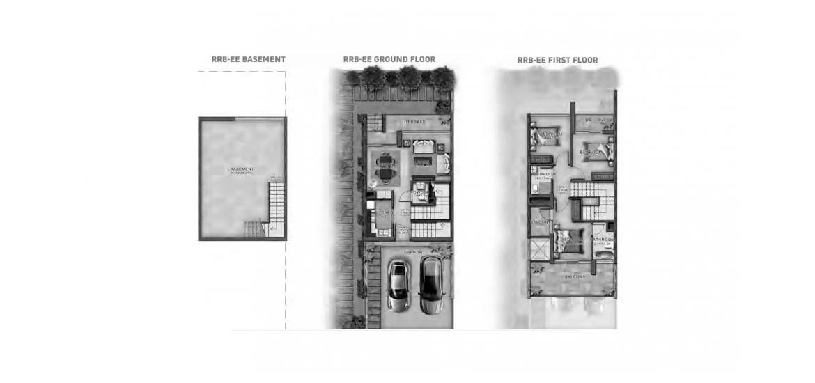 Floor plan «3BR 217SQM», 3 bedrooms, in VICTORIA