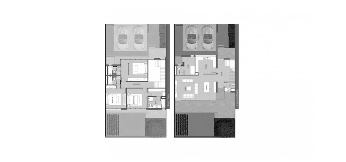 Apartment floor plan «3BR 252SQM», 3 bedrooms in TOPANGA