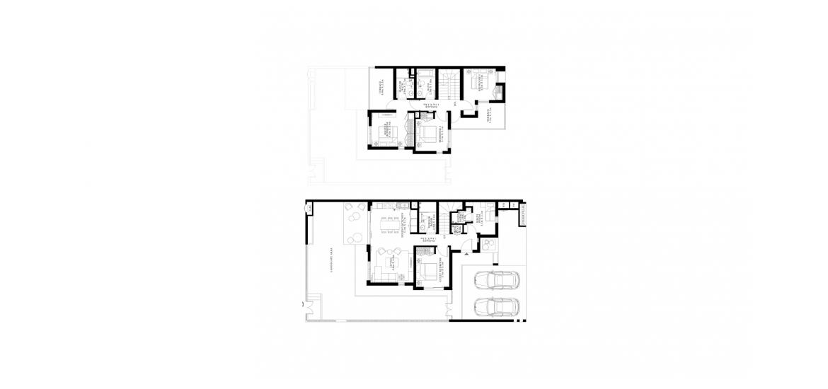 Apartment floor plan «SPRING 4BR 240SQM», 4 bedrooms in SPRING
