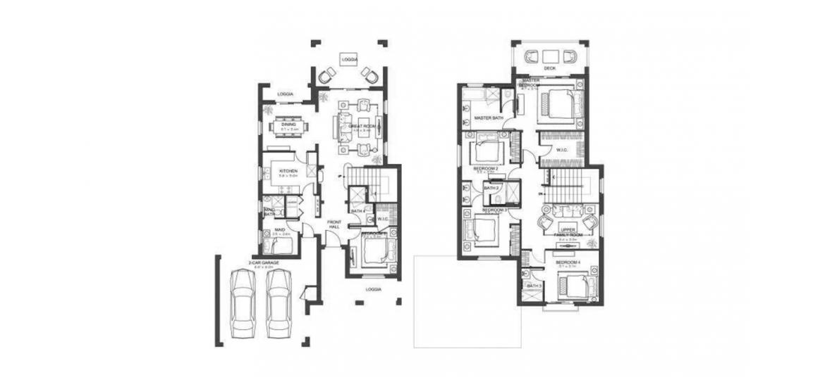 Floor plan «C», 5 bedrooms, in LILA
