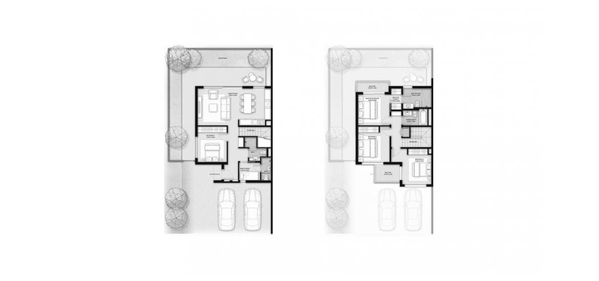 Floor plan «CAMELIA TOWNHOUSES 4BR 200SQM», 4 bedrooms, in CAMELIA TOWNHOUSES
