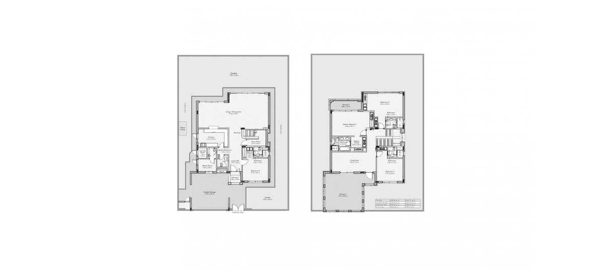 Floor plan «354SQM», 4 bedrooms, in NAD AL SHEBA VILLAS
