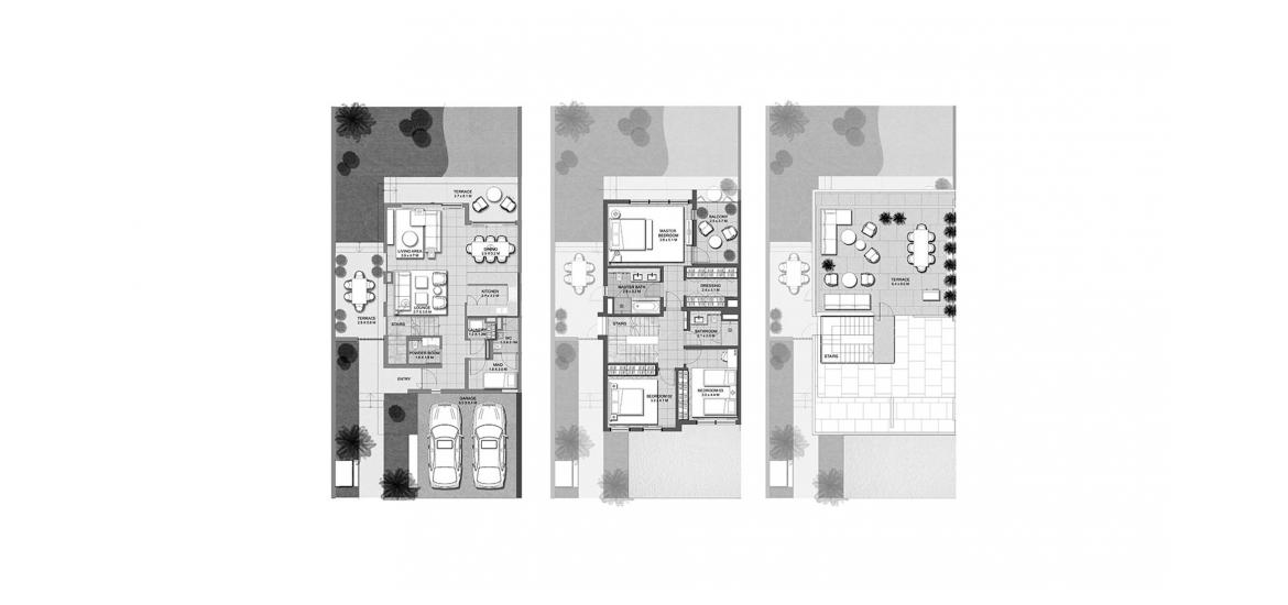 Floor plan «CLUB VILLAS 3BR 273SQM», 3 bedrooms, in CLUB VILLAS