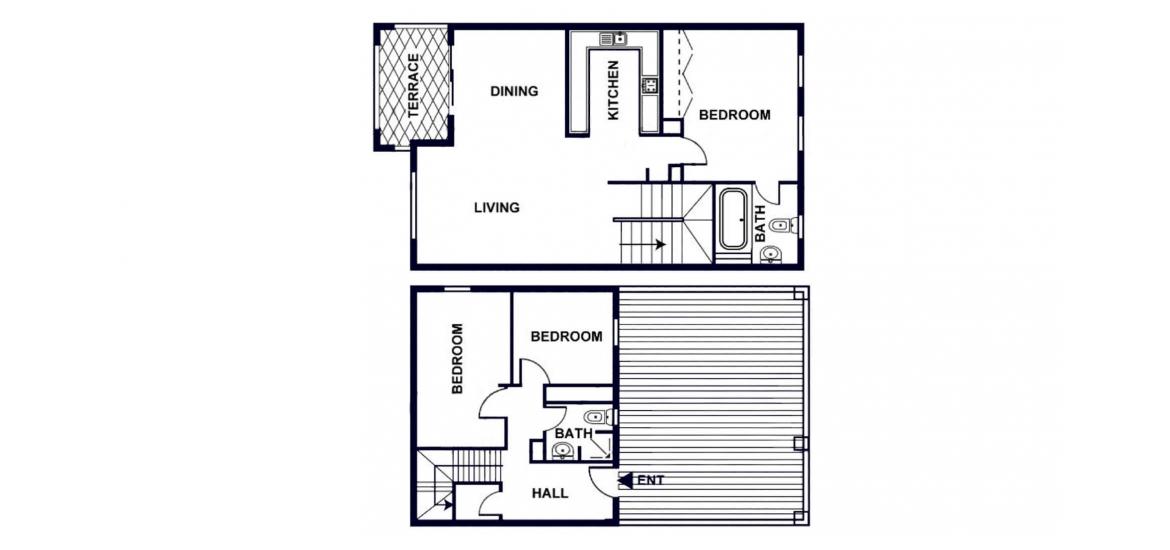 Floor plan «243sqm», 3 bedrooms, in MONTGOMERIE MAISONETTES